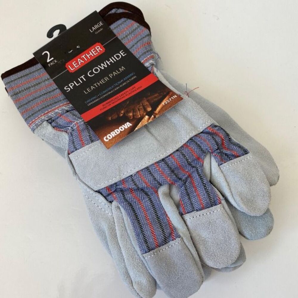 Leather Palm Safety Split Cowhide Gloves
